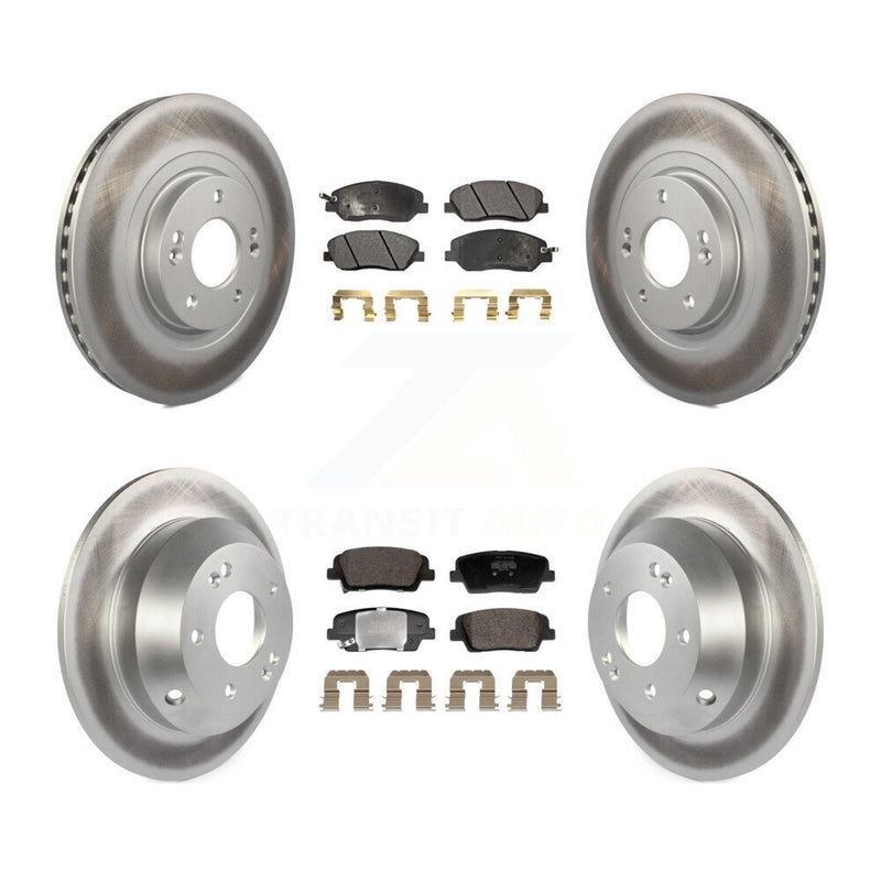 Transit Auto KGF-102985 Disc Brake Kit for 2013-2016 Hyundai Santa Fe, Hyundai Santa Fe XL - Front and Rear