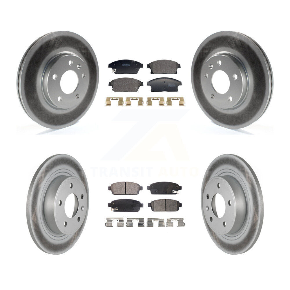 Transit Auto KGF-102986 Disc Brake Kit for 2011-2017 Chevrolet Cruze, Buick Verano and More - Front and Rear