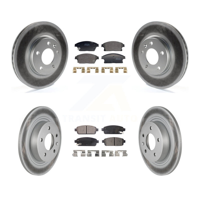 Transit Auto KGF-102986 Disc Brake Kit for 2011-2017 Chevrolet Cruze, Buick Verano and More - Front and Rear