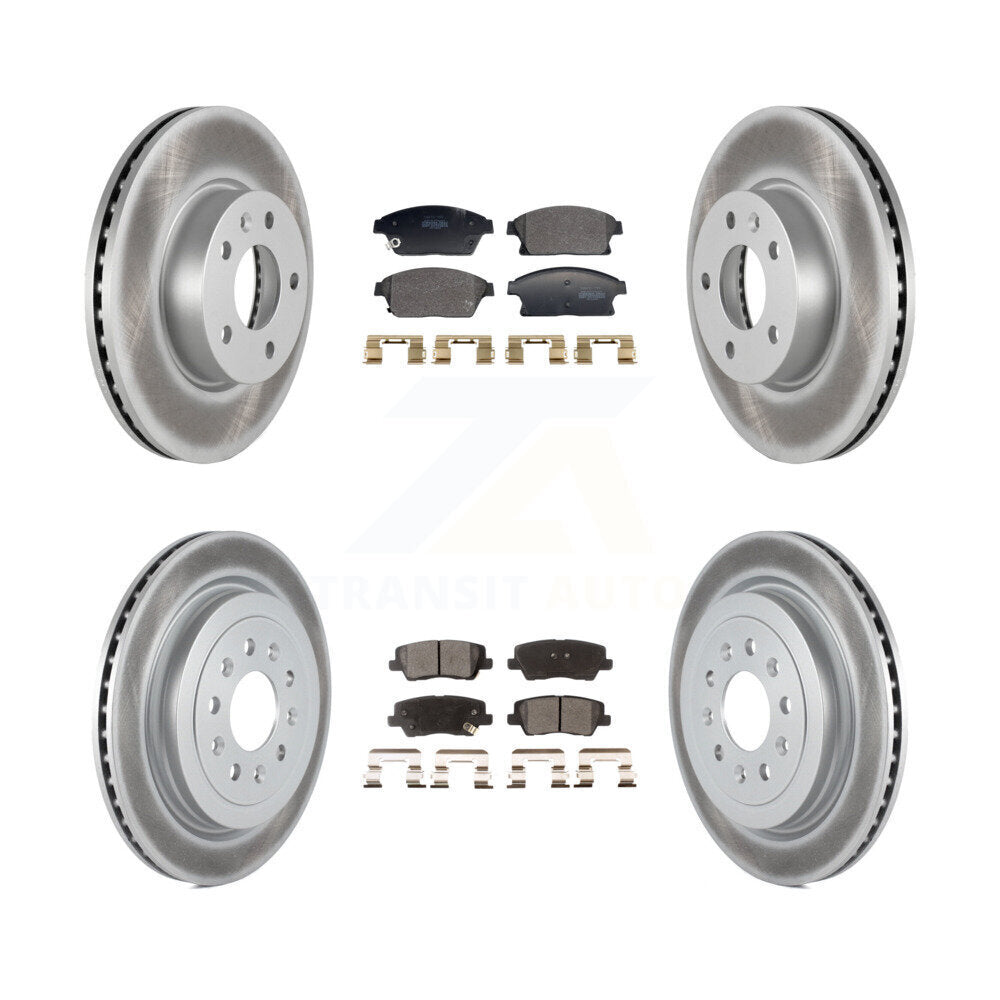 Transit Auto KGF-102988 Disc Brake Kit for 2013-2015 Cadillac ATS - Front and Rear