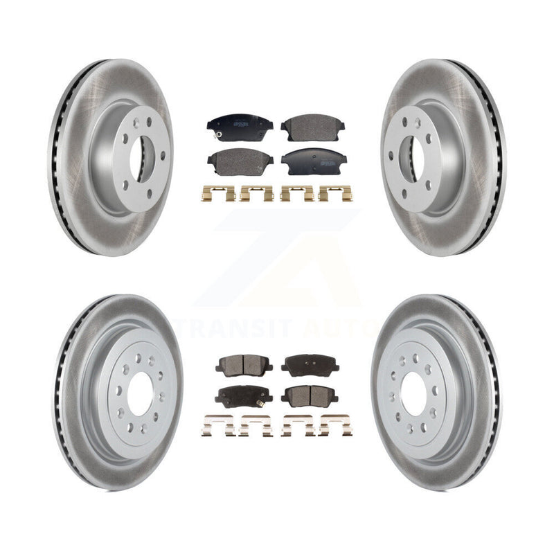 Transit Auto KGF-102988 Disc Brake Kit for 2013-2015 Cadillac ATS - Front and Rear
