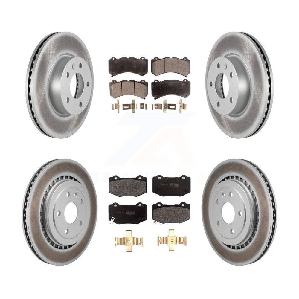 Transit Auto KGF-102989 Disc Brake Kit for 2017 Cadillac ATS - Front and Rear