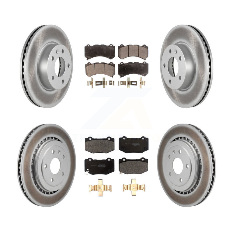 Transit Auto KGF-102989 Disc Brake Kit for 2017 Cadillac ATS - Front and Rear