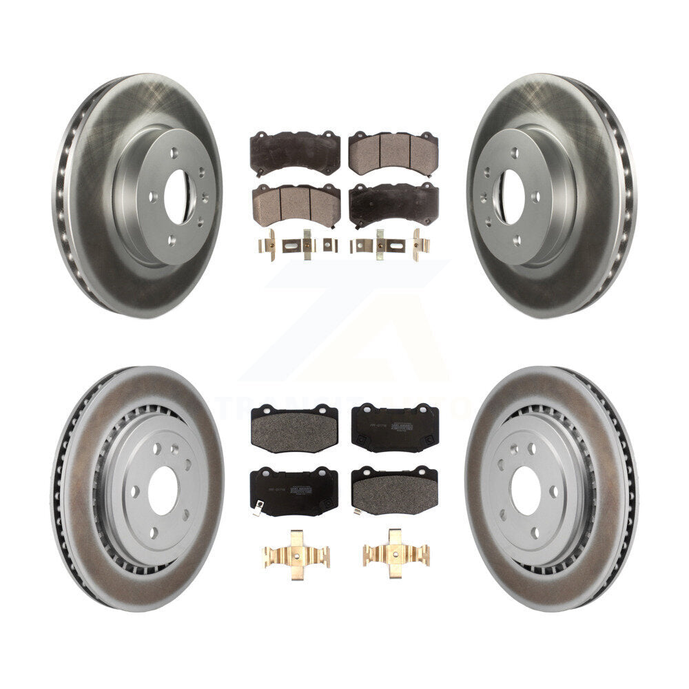 Transit Auto KGF-102990 Disc Brake Kit for 2017-2019 Cadillac ATS - Front and Rear