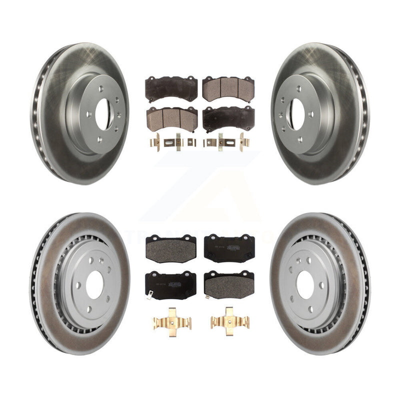 Transit Auto KGF-102990 Disc Brake Kit for 2017-2019 Cadillac ATS - Front and Rear