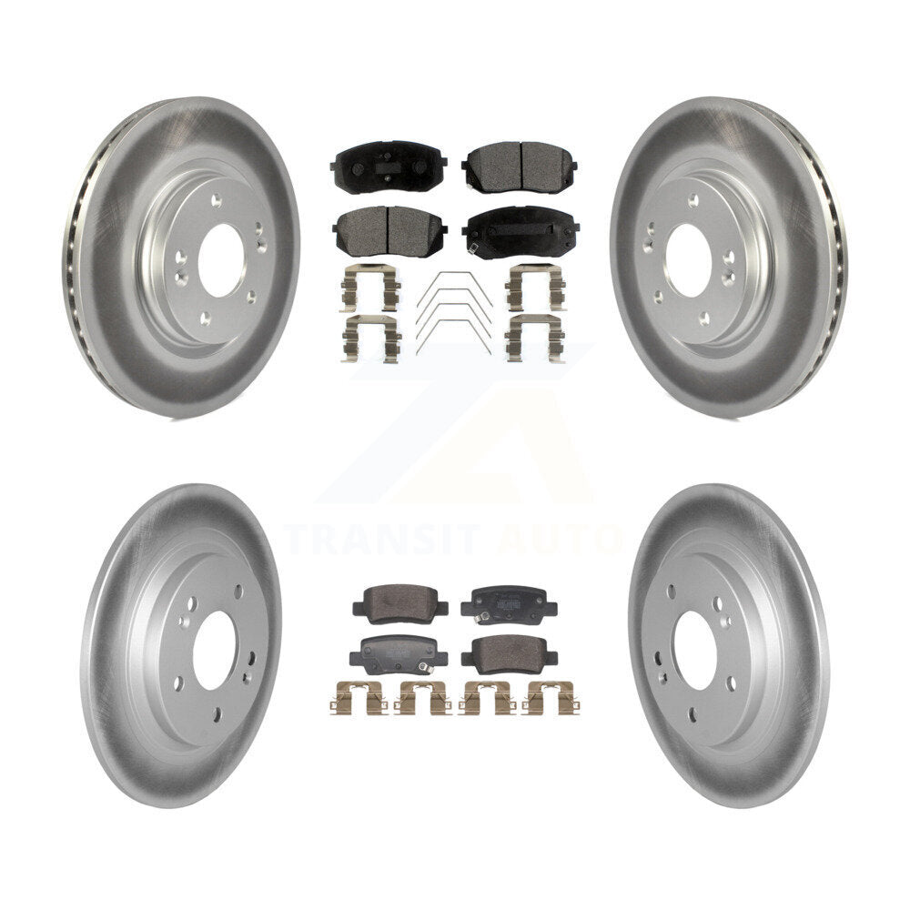 Transit Auto KGF-102993 Disc Brake Kit for 2021-2024 Kia Seltos - Front and Rear