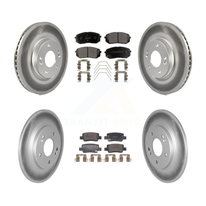 Transit Auto KGF-102993 Disc Brake Kit for 2021-2024 Kia Seltos - Front and Rear