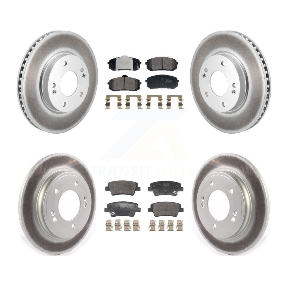 Transit Auto KGF-102996 Disc Brake Kit for 2021-2023 Hyundai Elantra - Front and Rear