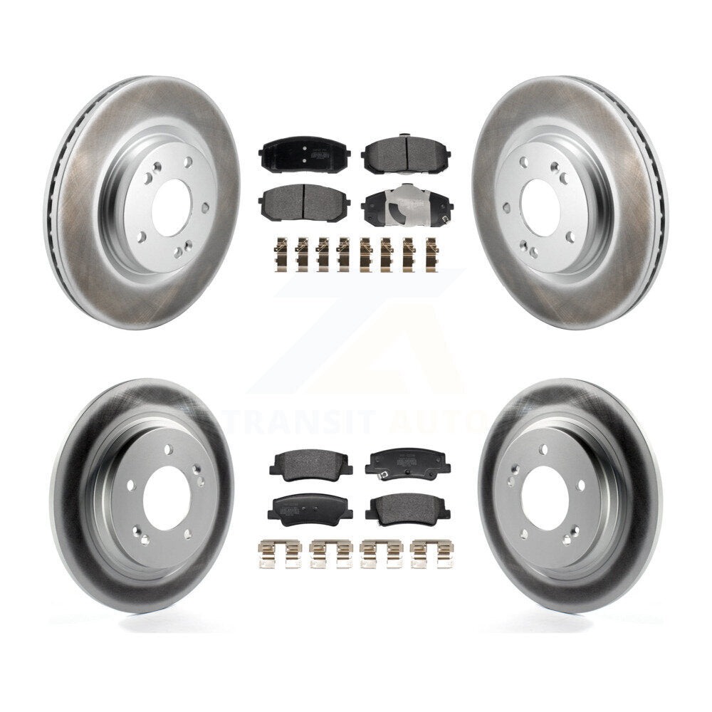 Transit Auto KGF-102998 Disc Brake Kit for 2020-2025 Hyundai Sonata, Kia Niro EV, Kia K5 - Front and Rear