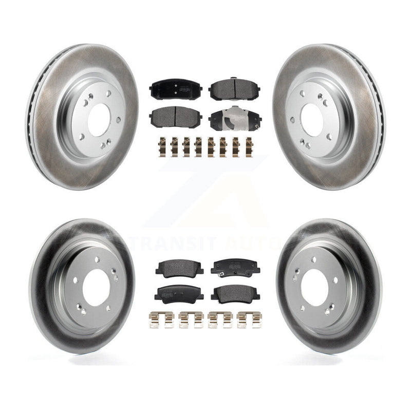 Transit Auto KGF-102998 Disc Brake Kit for 2020-2025 Hyundai Sonata, Kia Niro EV, Kia K5 - Front and Rear