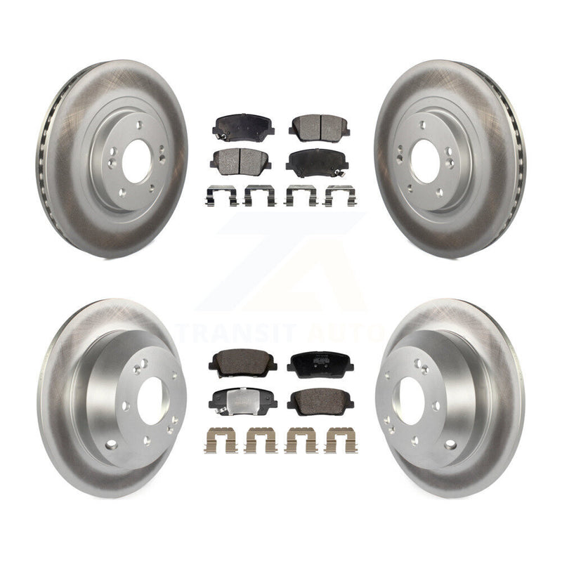 Transit Auto KGF-103000 Disc Brake Kit for 2013-2016 Kia Sorento, Hyundai Santa Fe Sport - Front and Rear