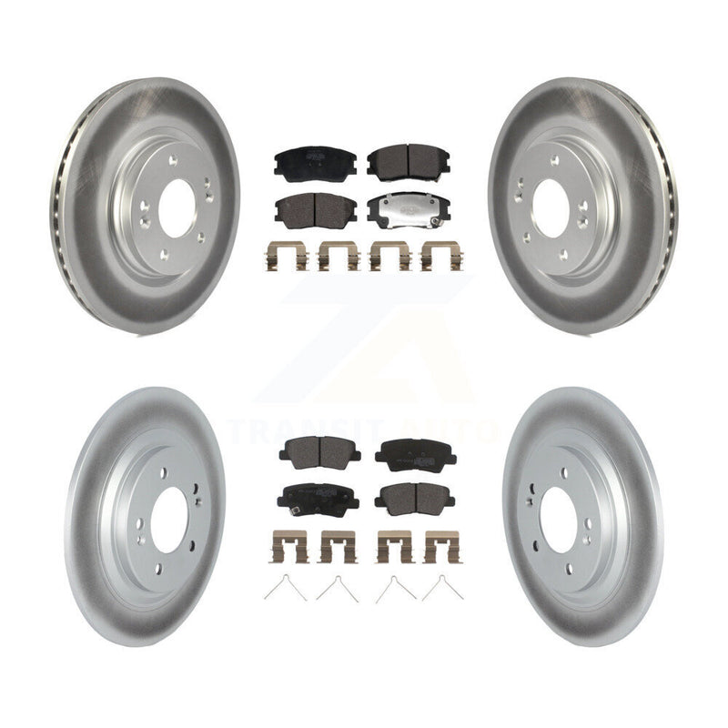 Transit Auto KGF-103002 Disc Brake Kit for 2020-2023 Kia Soul EV - Front and Rear