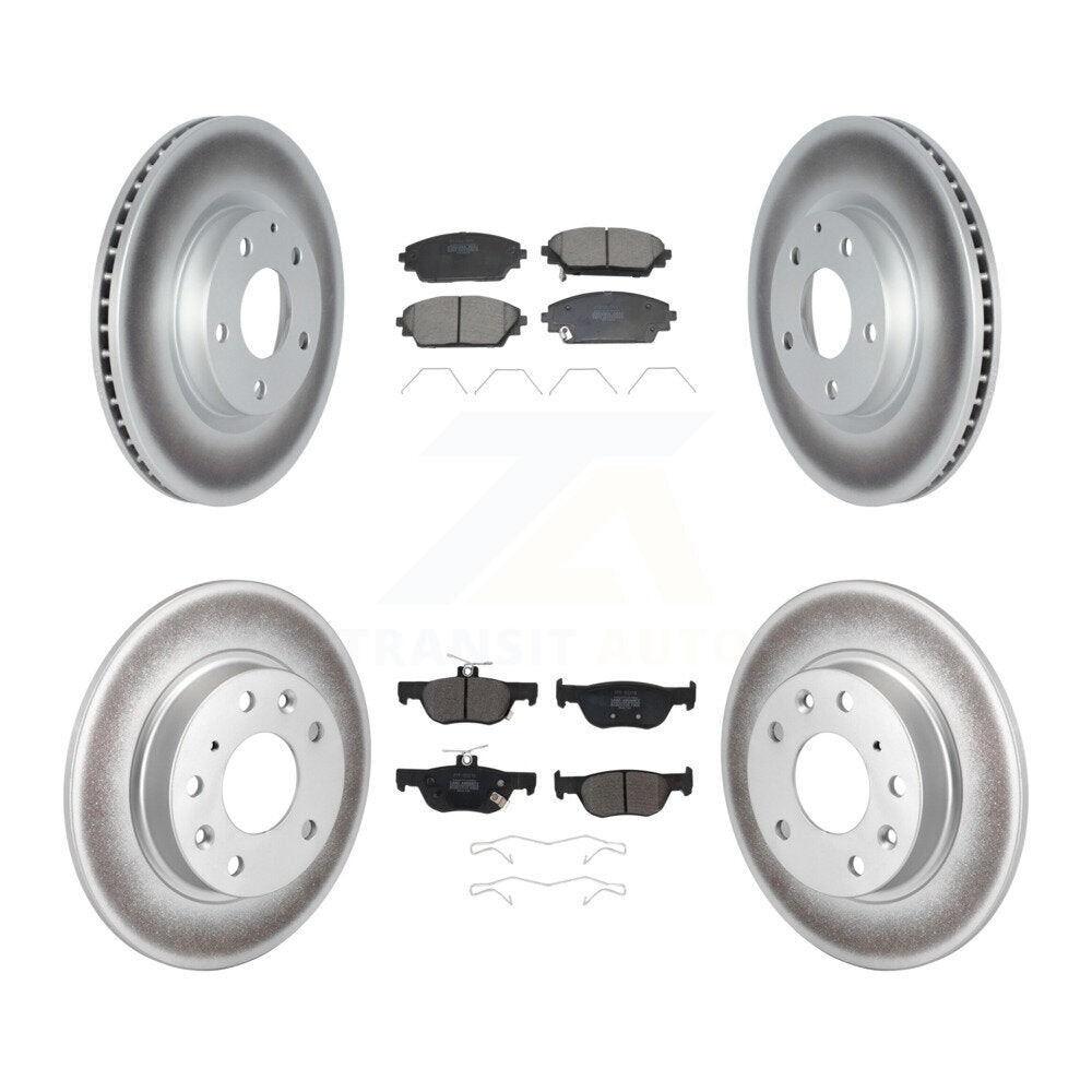 Transit Auto KGF-103003 Disc Brake Kit for 2020-2023 Mazda CX-30 - Front and Rear