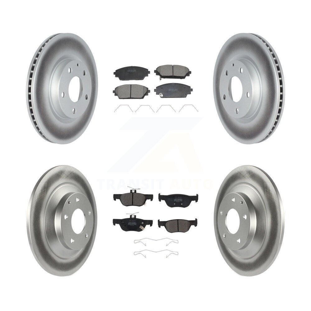 Transit Auto KGF-103004 Disc Brake Kit for 2020-2023 Mazda CX-30 - Front and Rear