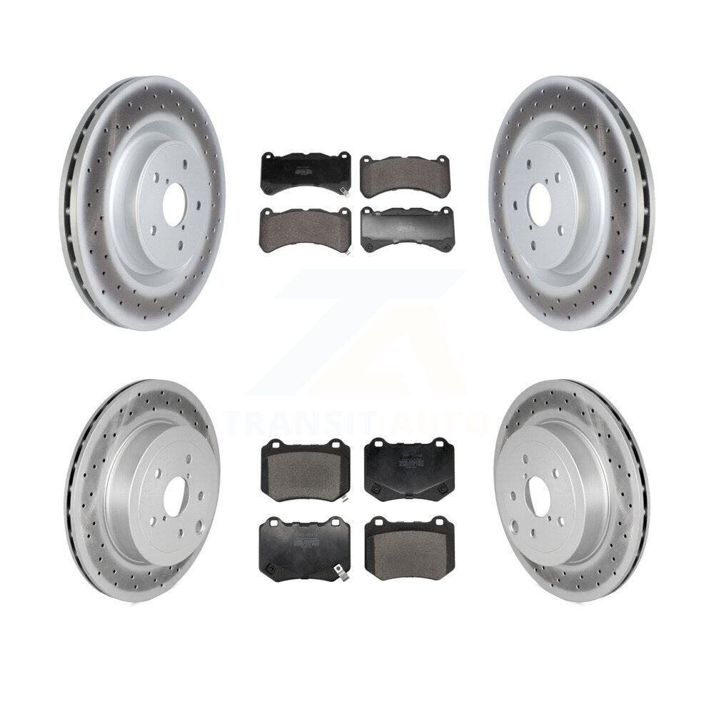 Transit Auto KGF-103008 Disc Brake Kit for 2018-2020 Subaru WRX STI - Front and Rear