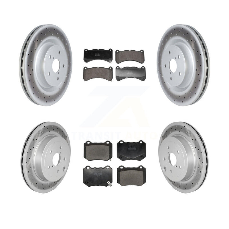 Transit Auto KGF-103008 Disc Brake Kit for 2018-2020 Subaru WRX STI - Front and Rear
