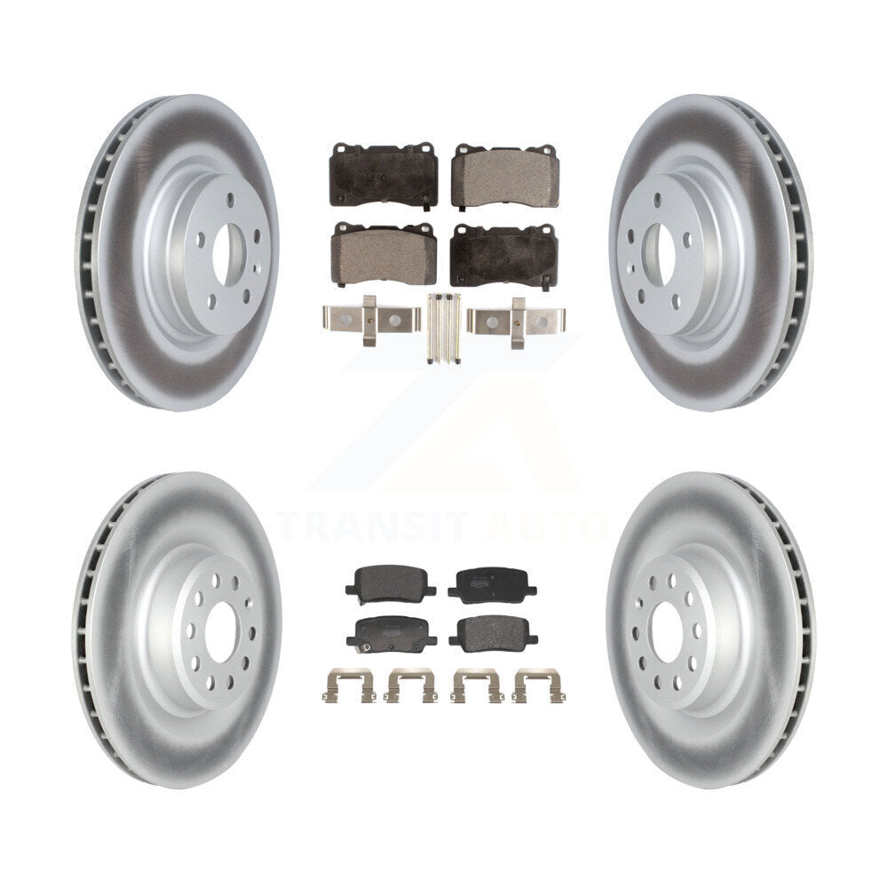 Transit Auto KGF-103009 Disc Brake Kit for 2017-2019 Tesla S, Tesla X - Front and Rear