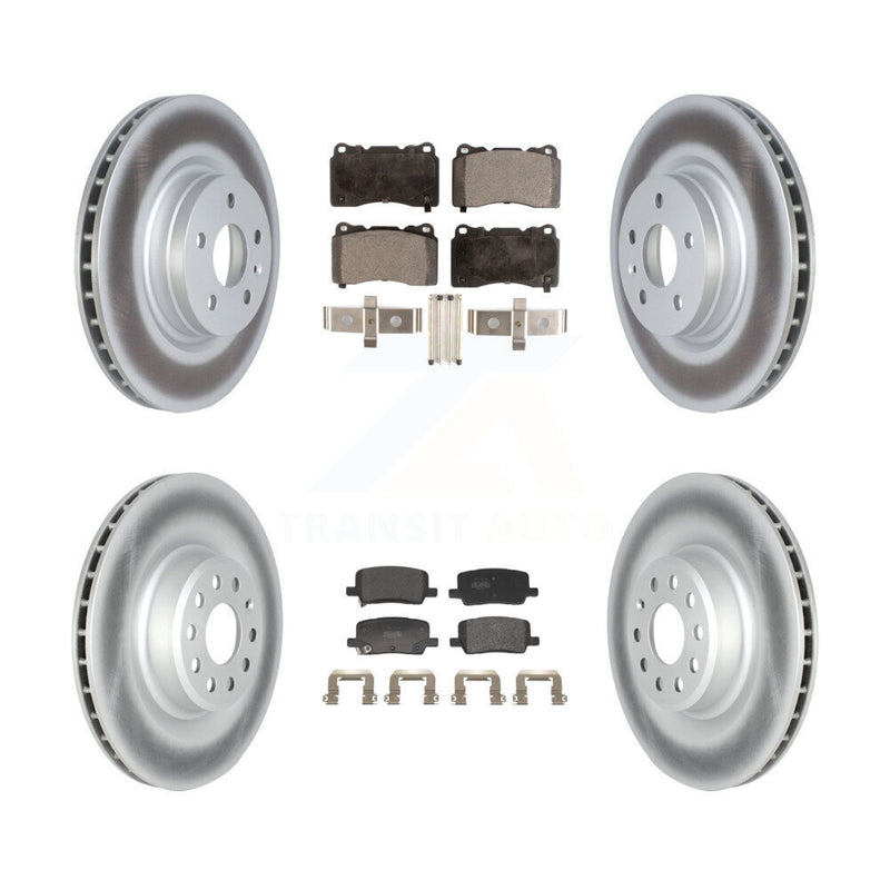 Transit Auto KGF-103009 Disc Brake Kit for 2017-2019 Tesla S, Tesla X - Front and Rear