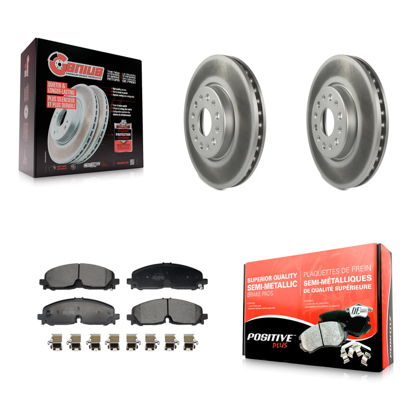 Transit Auto KGF-103011 Disc Brake Kit for 2020-2024 Buick Enclave, Chevrolet Blazer and More - Front