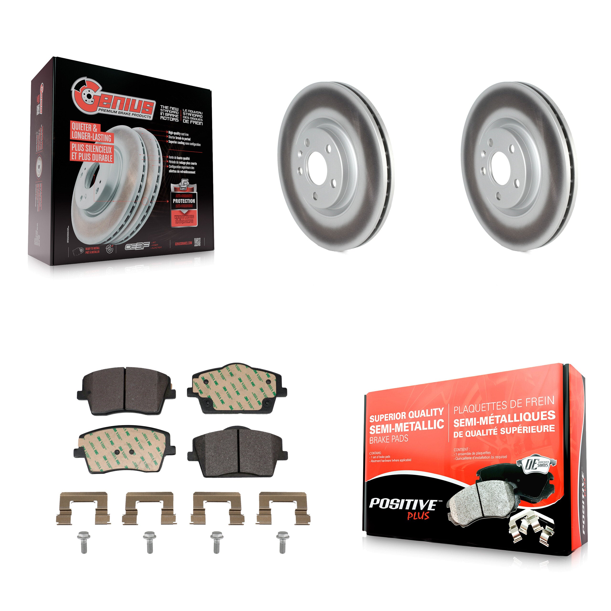 Transit Auto KGF-103020 Disc Brake Kit for 2019-2023 Volvo XC40 - Front