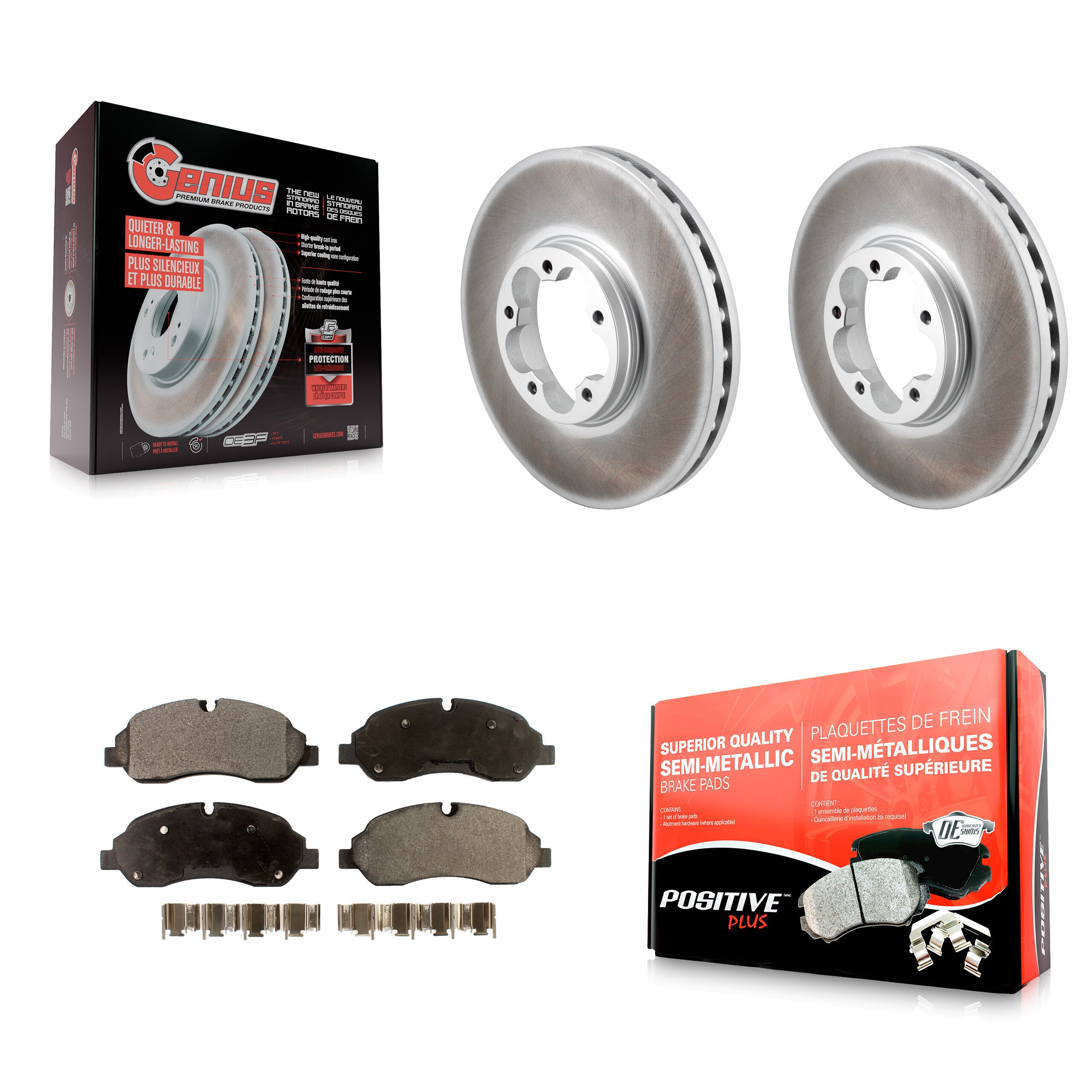 Transit Auto KGF-103029 Disc Brake Kit for 2015-2019 Ford Transit-150, Ford Transit-250, Ford Transit-350 - Front