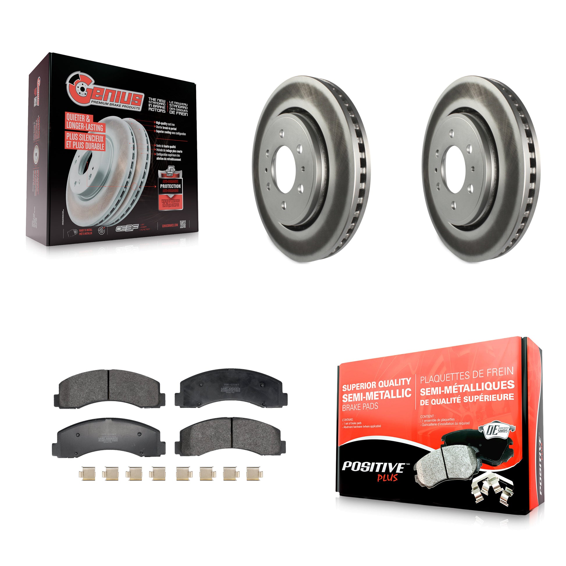 Transit Auto KGF-103036 Disc Brake Kit for 2018-2021 Ford Expedition, Ford F-150, Lincoln Navigator - Front
