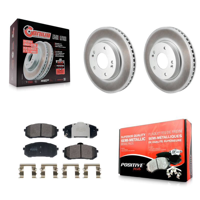 Transit Auto KGF-103038 Disc Brake Kit for 2021-2023 Hyundai Elantra - Front