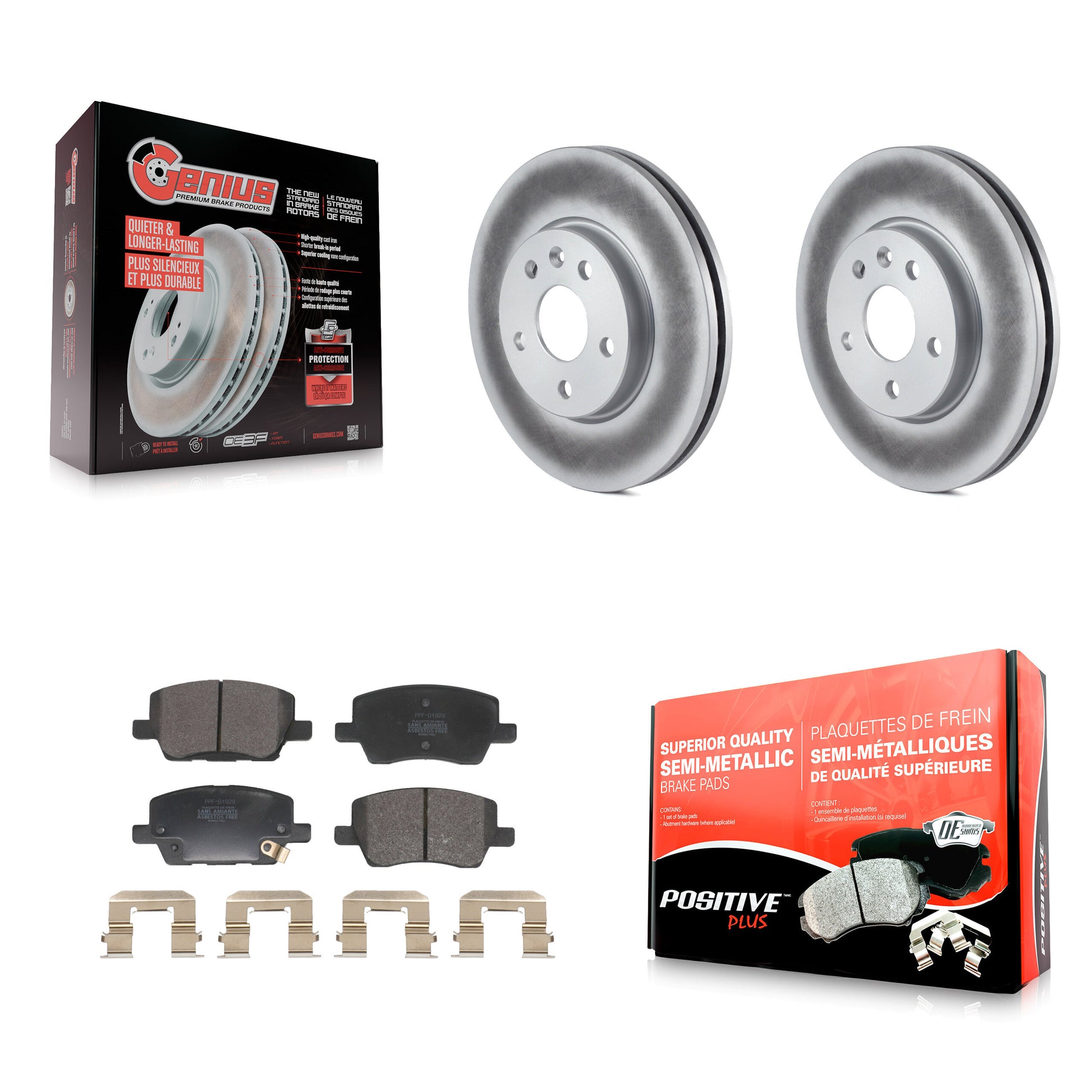 Transit Auto KGF-103047 Disc Brake Kit for 2018-2020 Chevrolet Sonic - Front