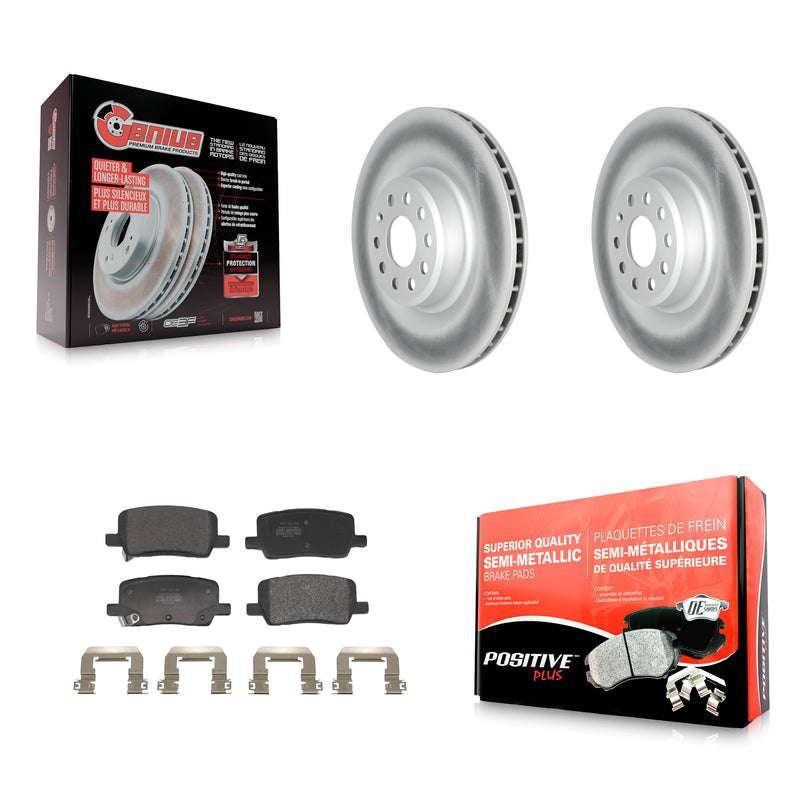 Transit Auto KGF-103053 Disc Brake Kit for 2017-2020 Tesla S, Tesla X - Rear