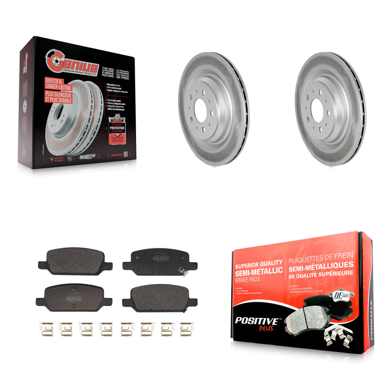 Transit Auto KGF-103055 Disc Brake Kit for 2017-2022 Tesla 3 - Rear