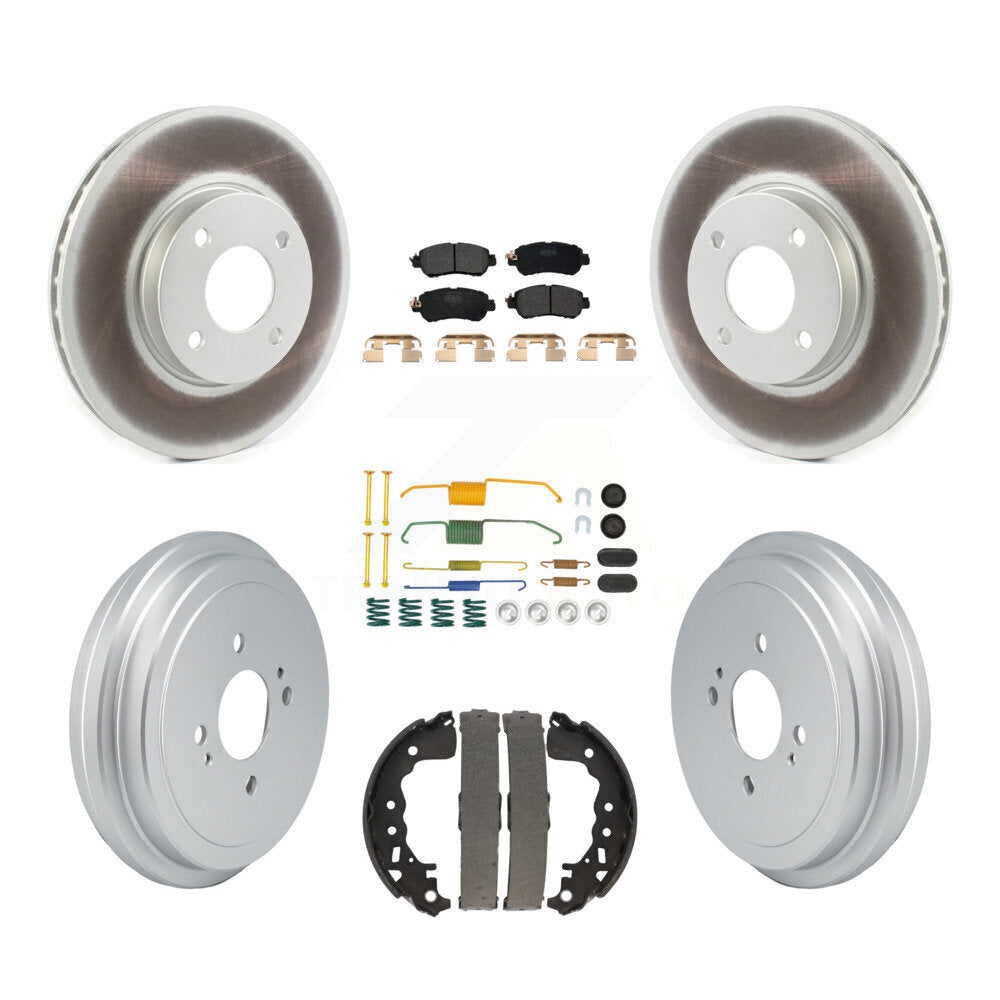 Transit Auto KGF-103069 Disc Brake Kit for 2018-2021 Nissan Kicks, Nissan Versa - Front and Rear