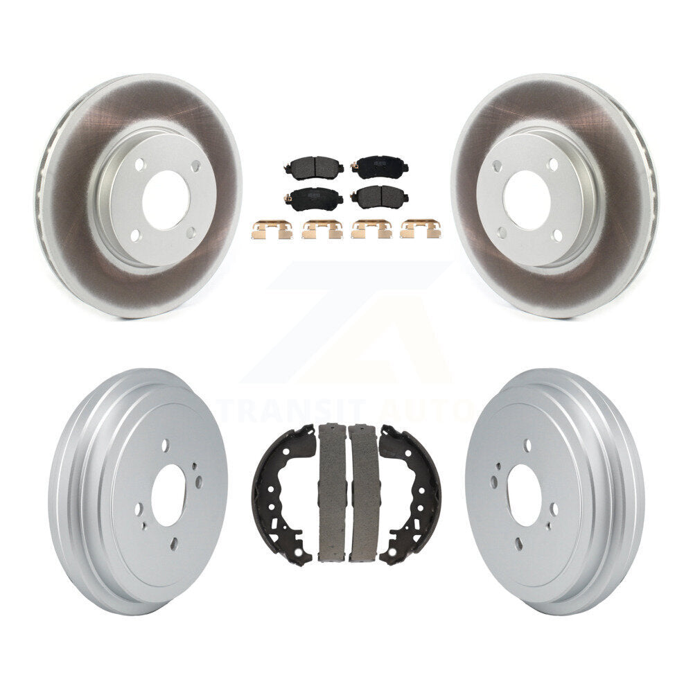 Transit Auto KGF-103075 Disc Brake Kit for 2018-2021 Nissan Kicks, Nissan Versa - Front and Rear