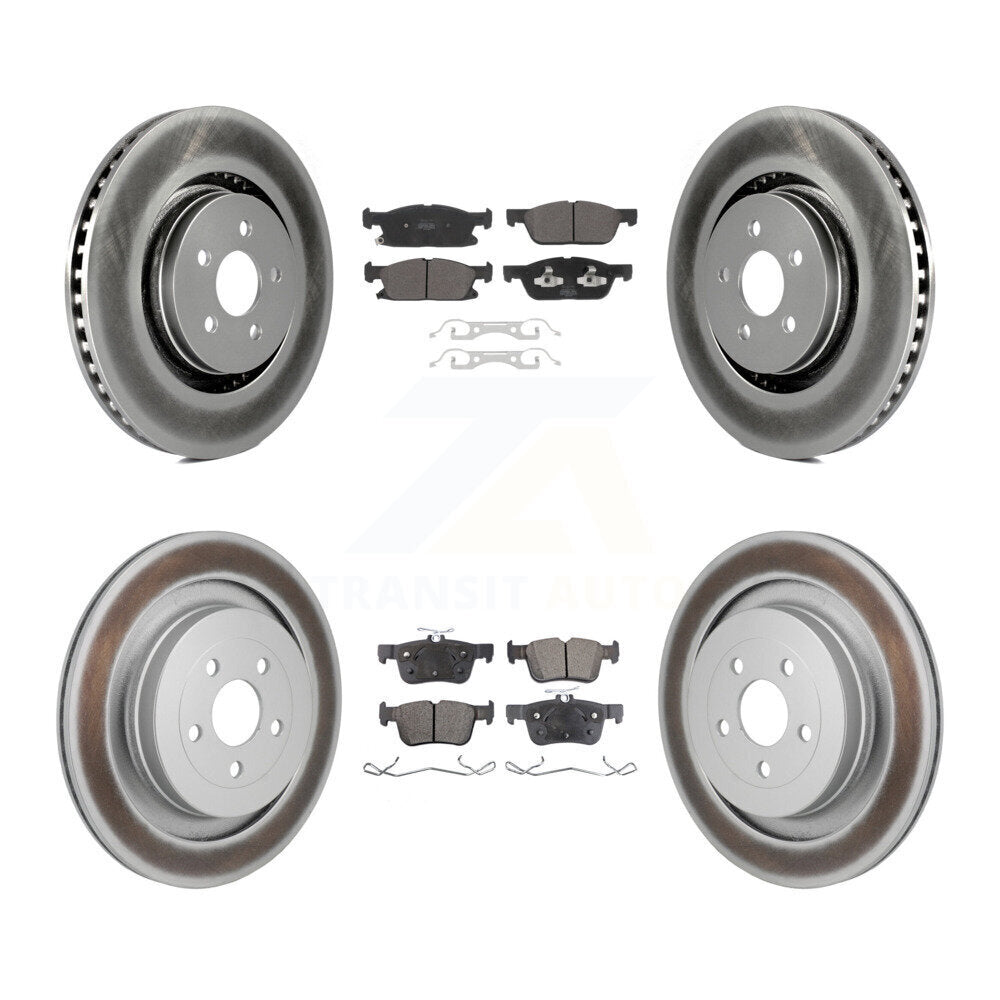Transit Auto KGF-103082 Disc Brake Kit for 2019-2023 Lincoln Nautilus - Front and Rear