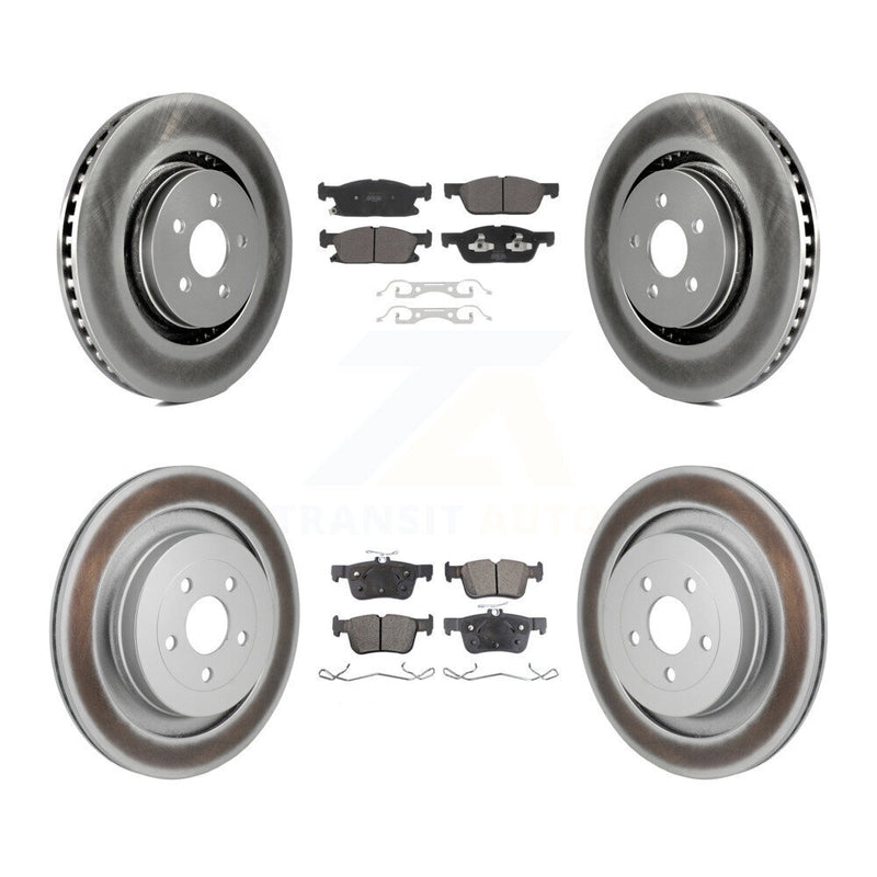 Transit Auto KGF-103082 Disc Brake Kit for 2019-2023 Lincoln Nautilus - Front and Rear