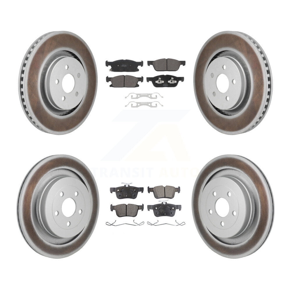 Transit Auto KGF-103083 Disc Brake Kit for 2019 Ford Edge - Front and Rear