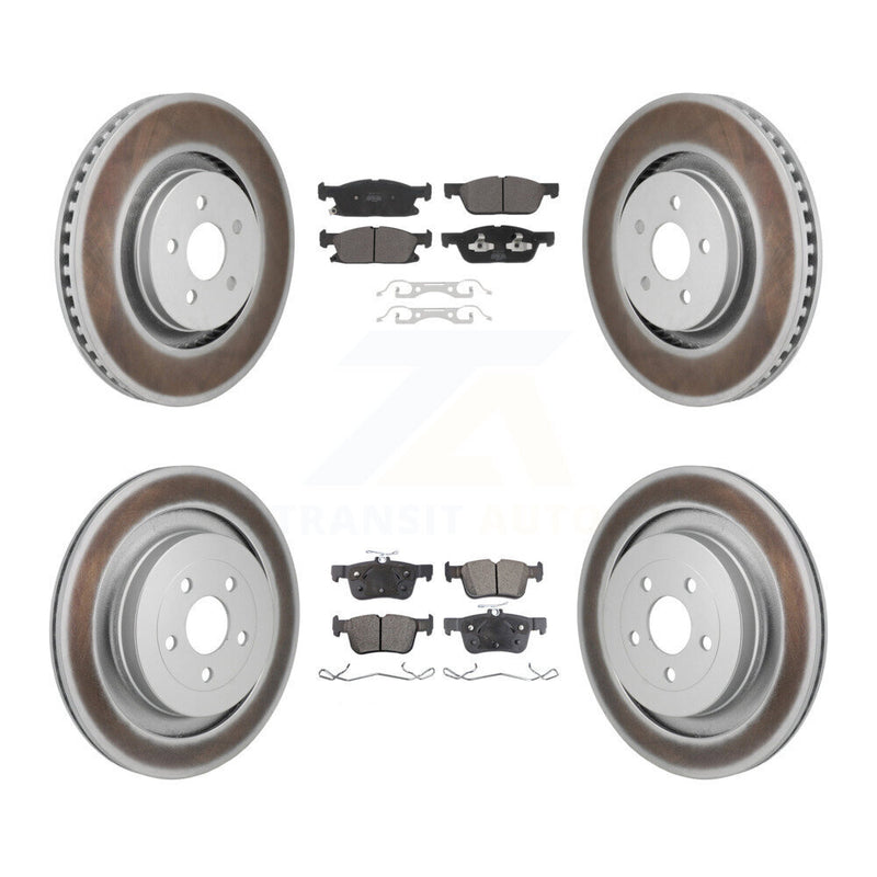 Transit Auto KGF-103083 Disc Brake Kit for 2019 Ford Edge - Front and Rear
