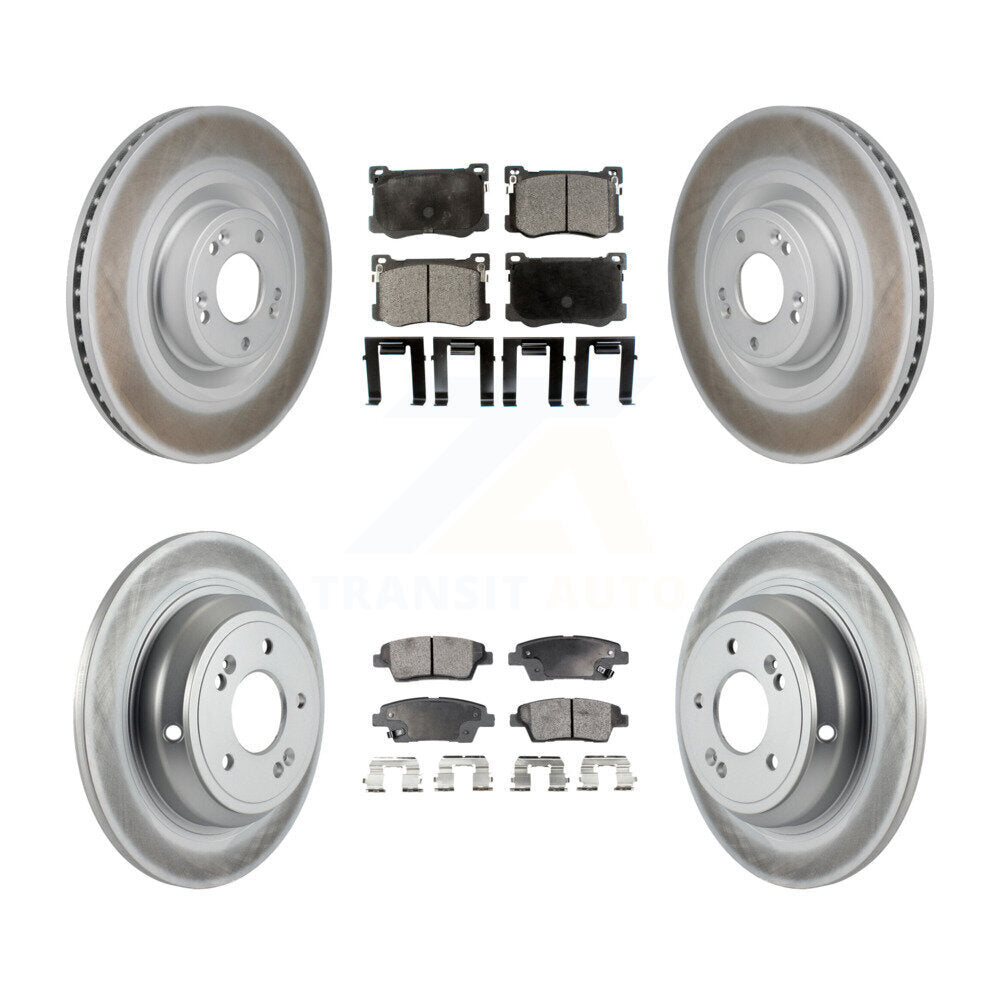 Transit Auto KGF-103095 Disc Brake Kit for 2015-2017 Genesis G80, Hyundai Genesis - Front and Rear