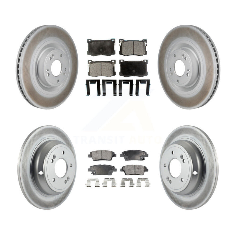 Transit Auto KGF-103095 Disc Brake Kit for 2015-2017 Genesis G80, Hyundai Genesis - Front and Rear