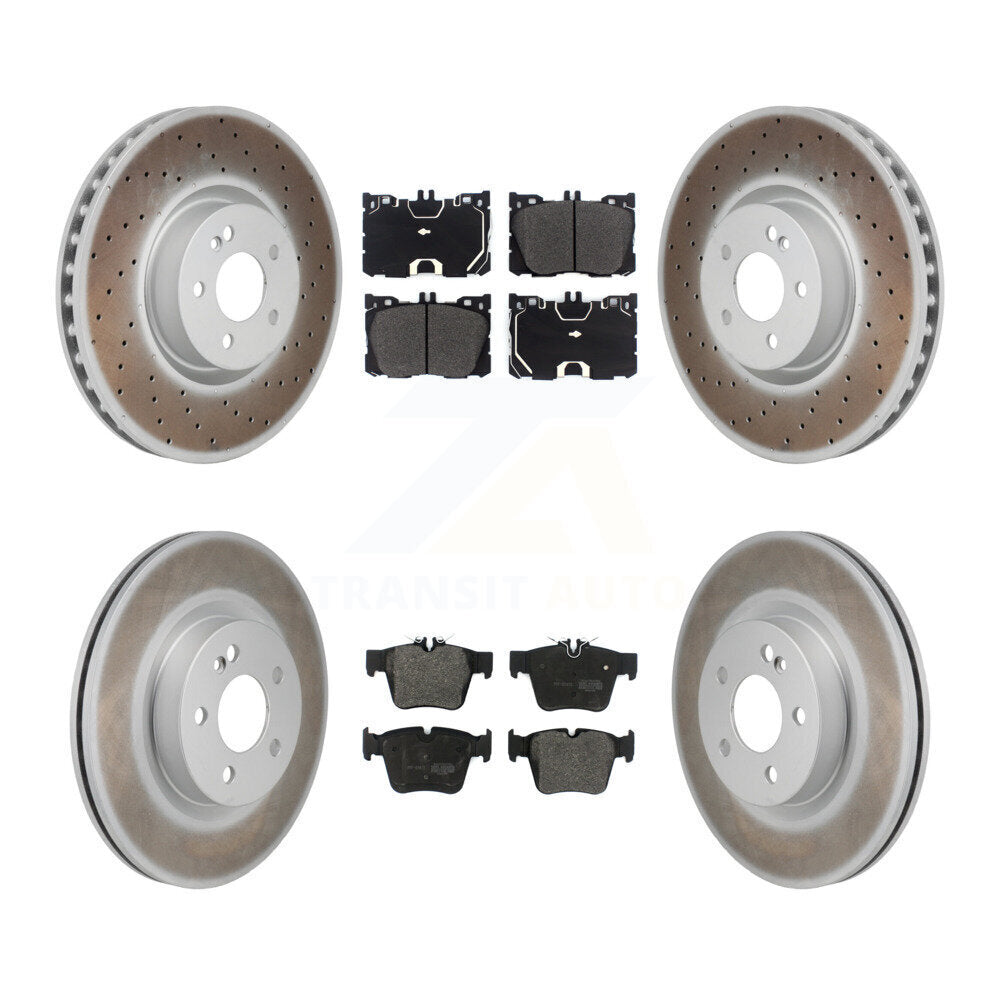 Transit Auto KGF-103100 Disc Brake Kit for 2016-2023 Mercedes-Benz C43 AMG, Mercedes-Benz GLC350e and More - Front and Rear