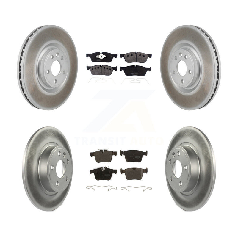 Transit Auto KGF-103104 Disc Brake Kit for 2016-2018 Jaguar E-Pace, Land Rover Discovery Sport - Front and Rear