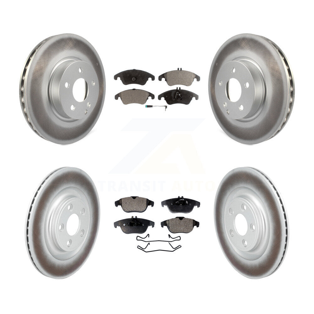 Transit Auto KGF-103107 Disc Brake Kit for 2017 Mercedes-Benz E400 - Front and Rear