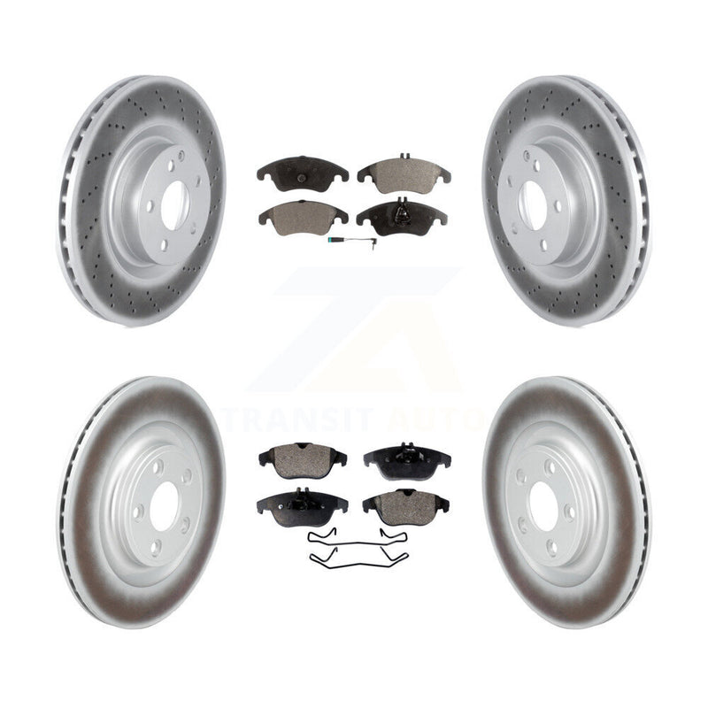 Transit Auto KGF-103108 Disc Brake Kit for 2017 Mercedes-Benz E400 - Front and Rear