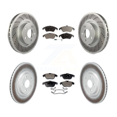 Transit Auto KGF-103110 Disc Brake Kit for 2017 Mercedes-Benz E400 - Front and Rear