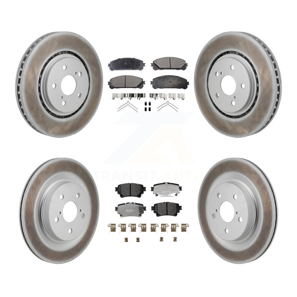 Transit Auto KGF-103115 Disc Brake Kit for 2021-2023 Lexus RZ450e, Subaru Solterra and More - Front and Rear