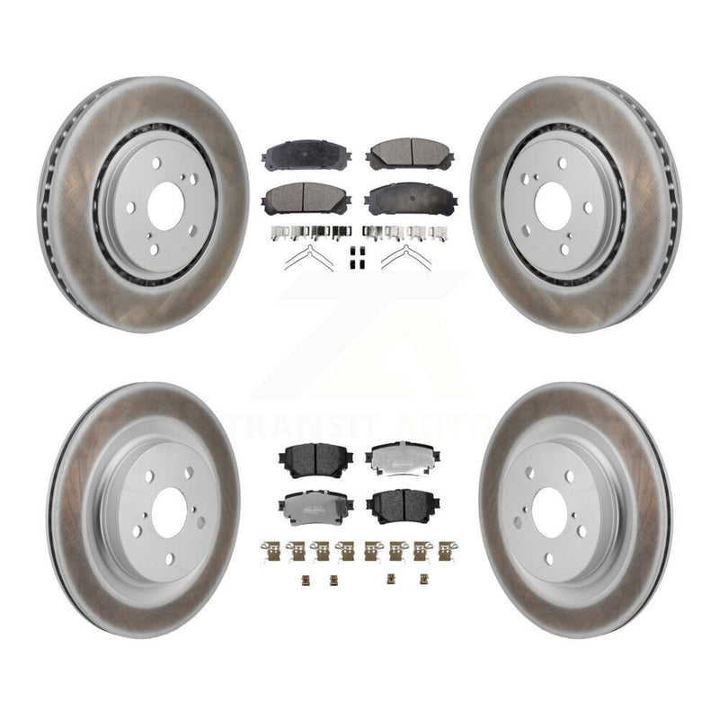 Transit Auto KGF-103115 Disc Brake Kit for 2021-2023 Lexus RZ450e, Subaru Solterra and More - Front and Rear