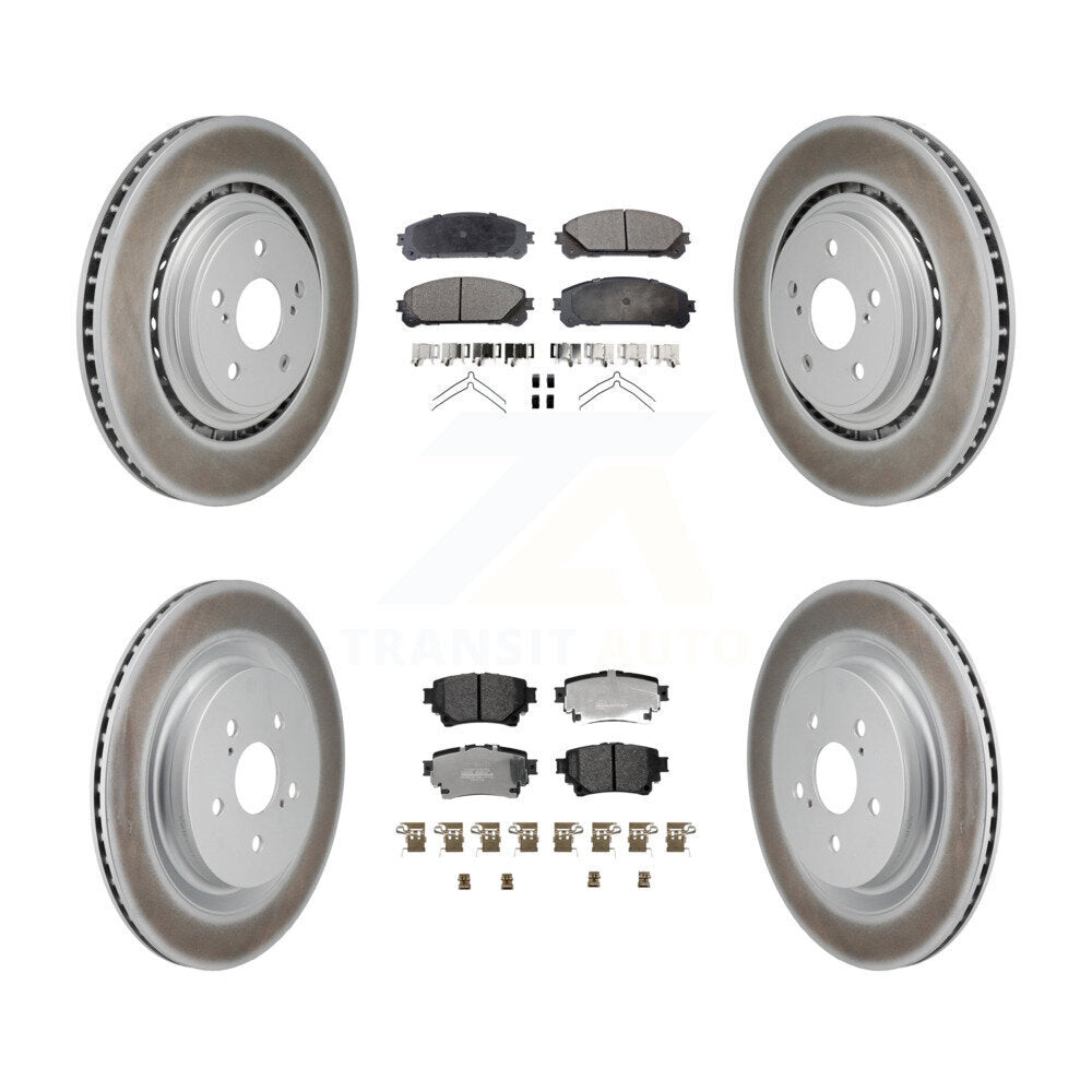 Transit Auto KGF-103116 Disc Brake Kit for 2020-2022 Toyota Highlander - Front and Rear