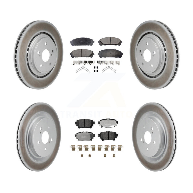 Transit Auto KGF-103116 Disc Brake Kit for 2020-2022 Toyota Highlander - Front and Rear