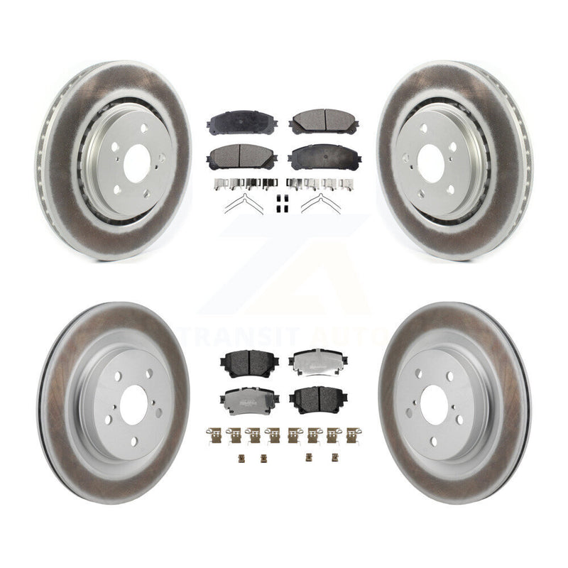 Transit Auto KGF-103117 Disc Brake Kit for 2022-2023 Toyota Crown, Lexus NX250 and More - Front and Rear