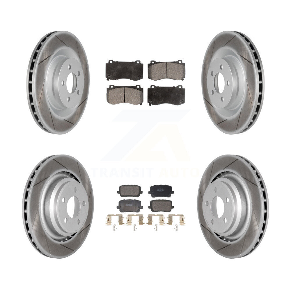 Transit Auto KGF-103120 Disc Brake Kit for 2014-2016 Dodge Charger - Front and Rear