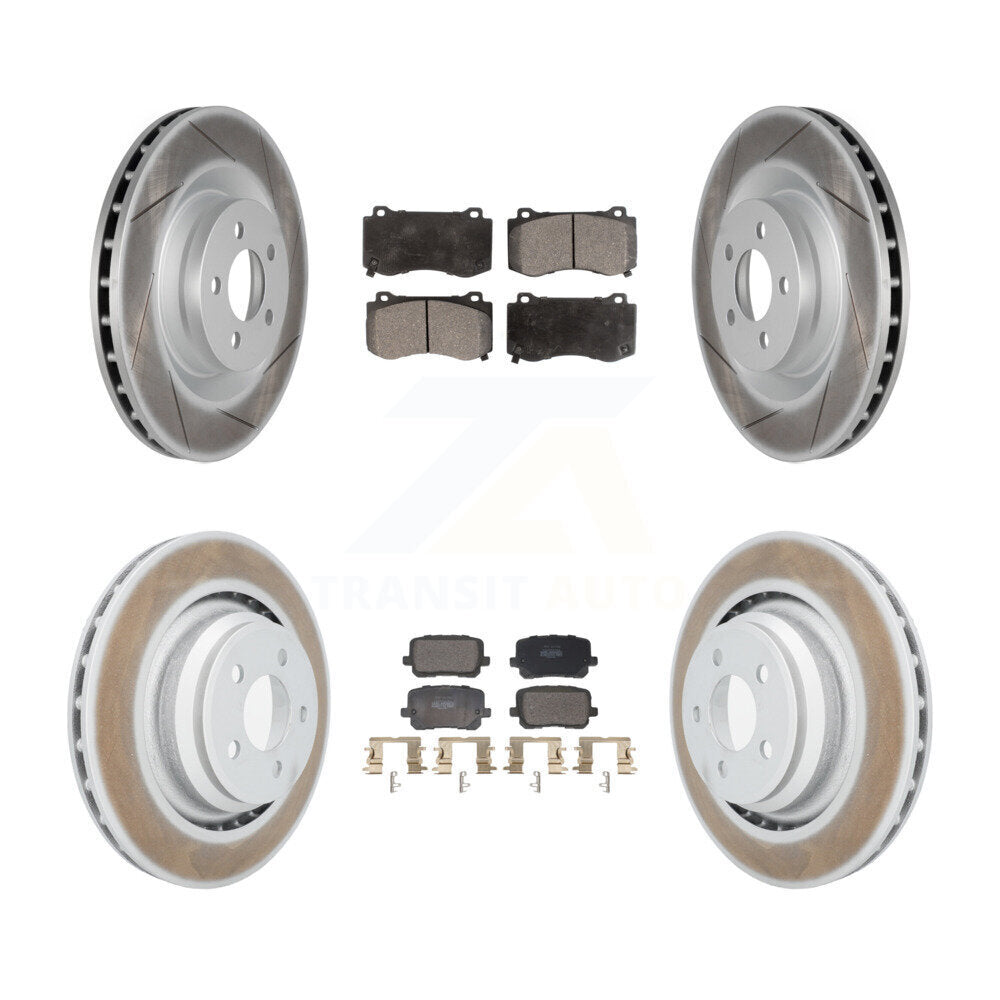 Transit Auto KGF-103121 Disc Brake Kit for 2014-2016 Dodge Charger - Front and Rear